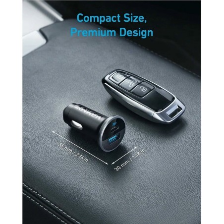 Best Charger Auto Anker 323 525W Black - Powerful, Reliable & Efficient Charging Solution!